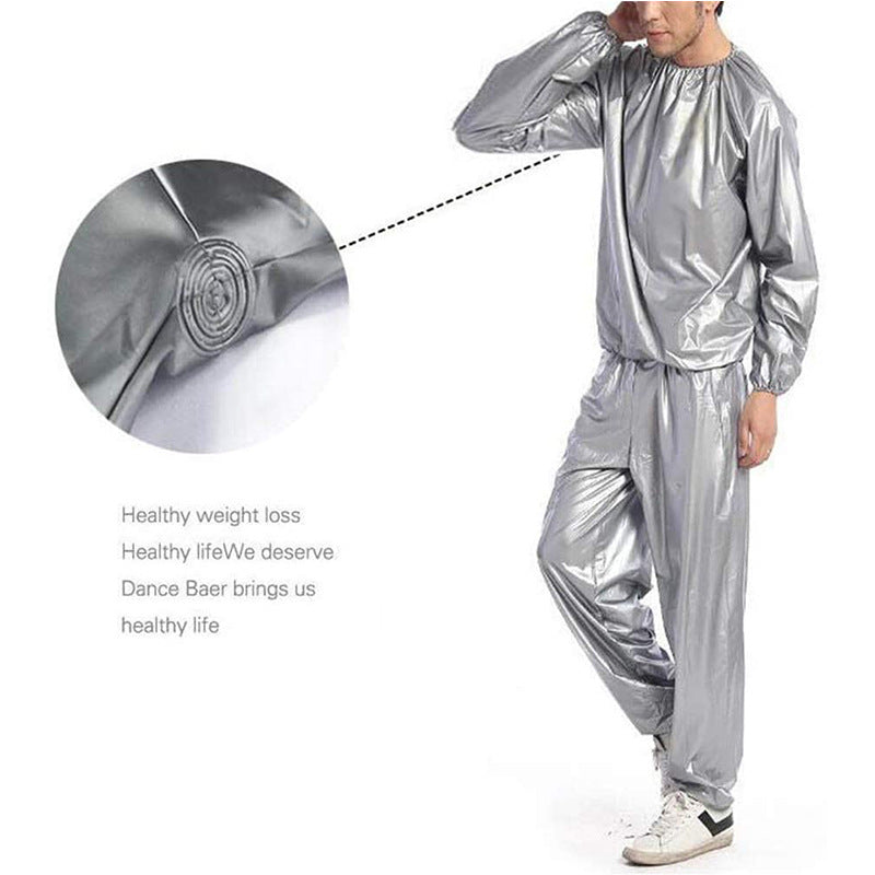 Sweat-wicking sauna suit