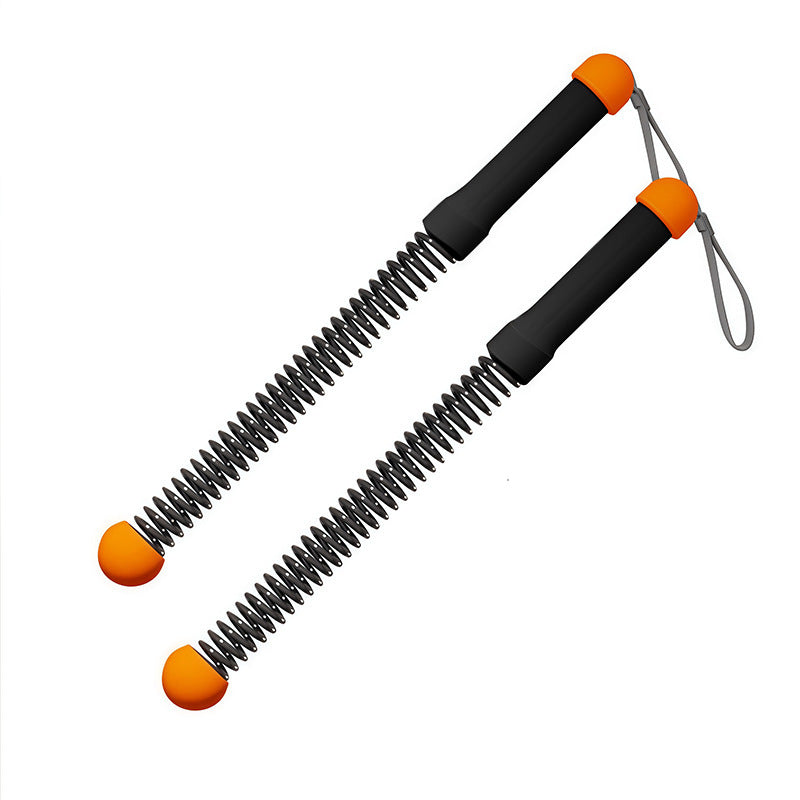Arm strength muscle training with cordless spring
