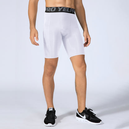 Fitness Sweat-wicking Quick-Drying Elastic Tight Shorts