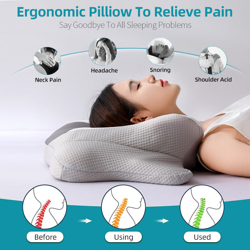 Memory Foam Pillow - Slow Recovery Comfort & Support