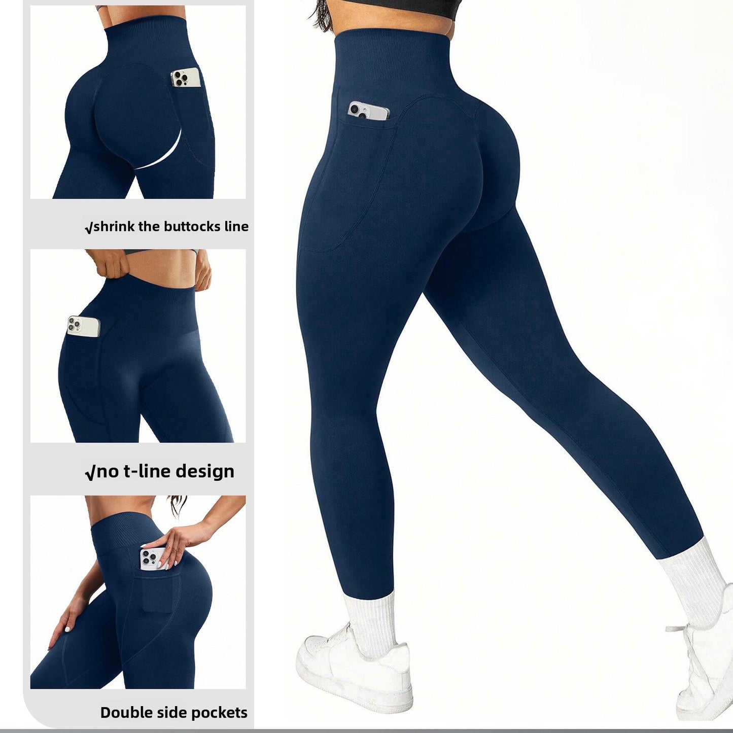 Seamless Yoga Pants for Women Fitness Running