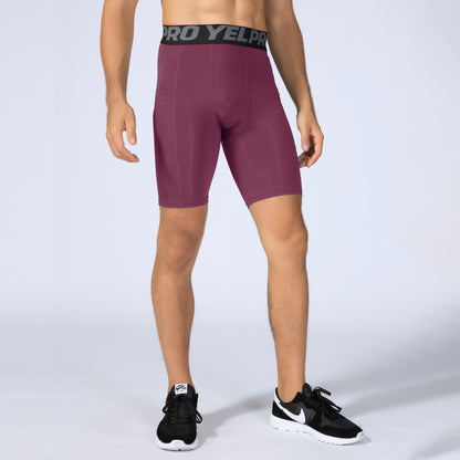 Fitness Sweat-wicking Quick-Drying Elastic Tight Shorts