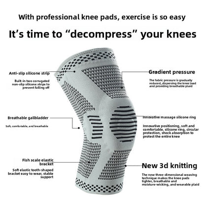 Silicone Support Knee Pads for Sports