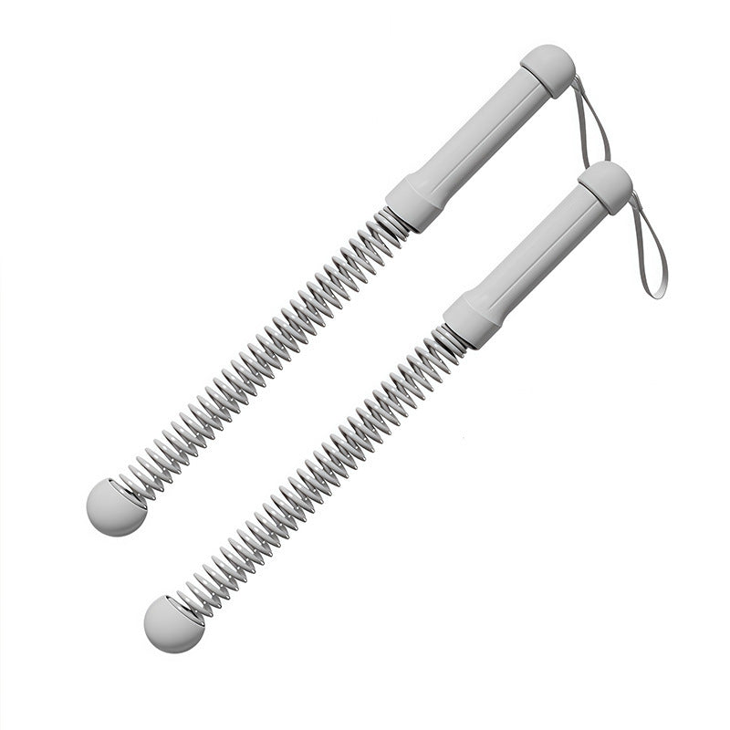 Arm strength muscle training with cordless spring