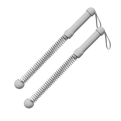 Arm strength muscle training with cordless spring