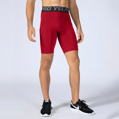 Fitness Sweat-wicking Quick-Drying Elastic Tight Shorts
