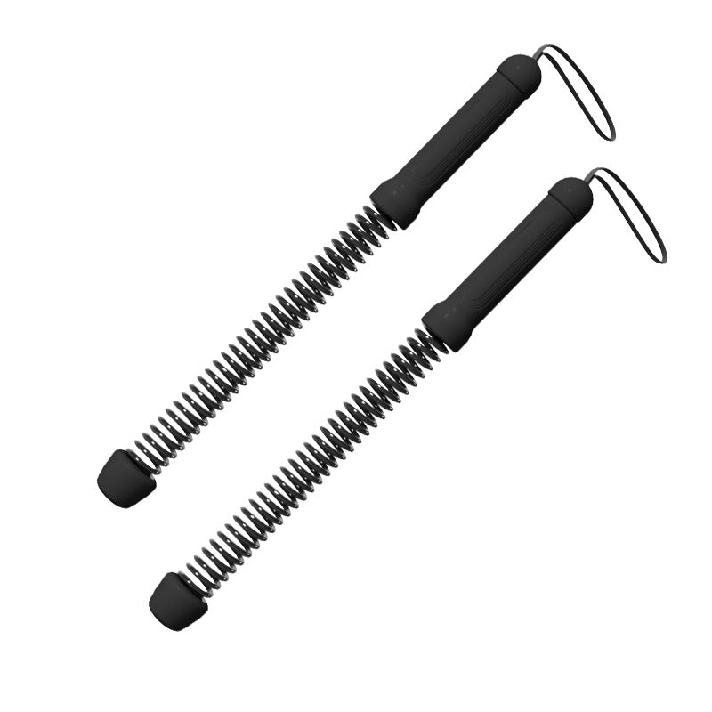 Arm strength muscle training with cordless spring