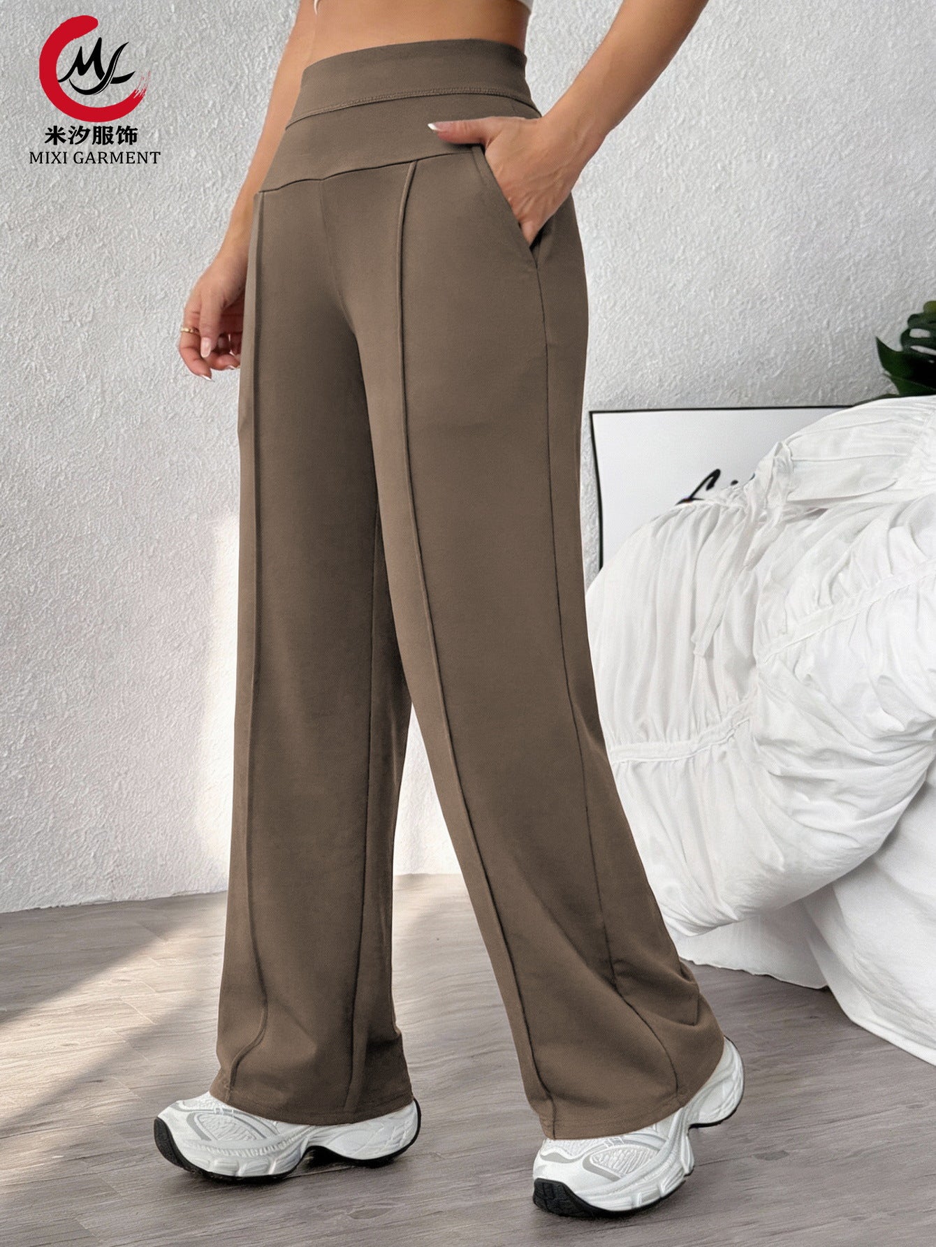 Womens Straight-Leg Fitness Yoga Pants