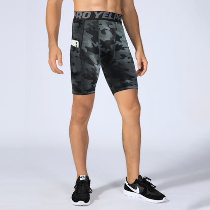 Fitness Sweat-wicking Quick-Drying Elastic Tight Shorts