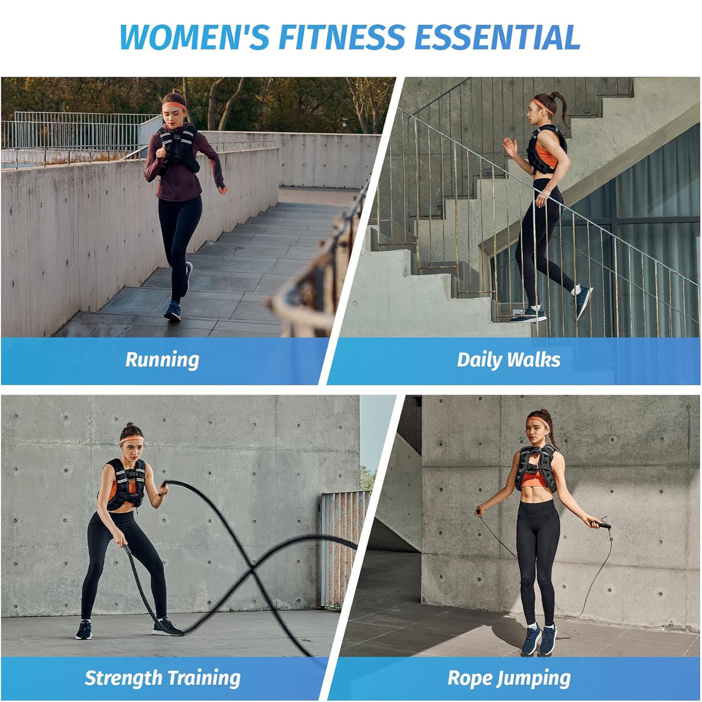 Weight-Bearing Sandbag Sports Fitness Vest