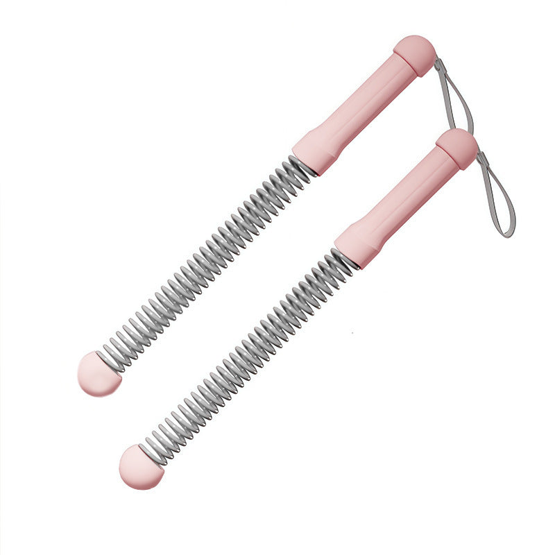 Arm strength muscle training with cordless spring