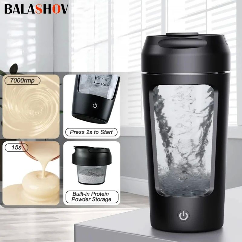 USB Electric Protein Shaker Bottle 650ml