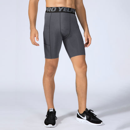 Fitness Sweat-wicking Quick-Drying Elastic Tight Shorts